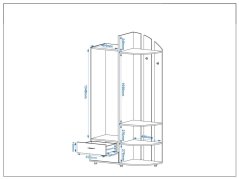 Předsíňová stěna VOJAZ