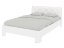 Ліжко 140 Моніка білий+білий premium