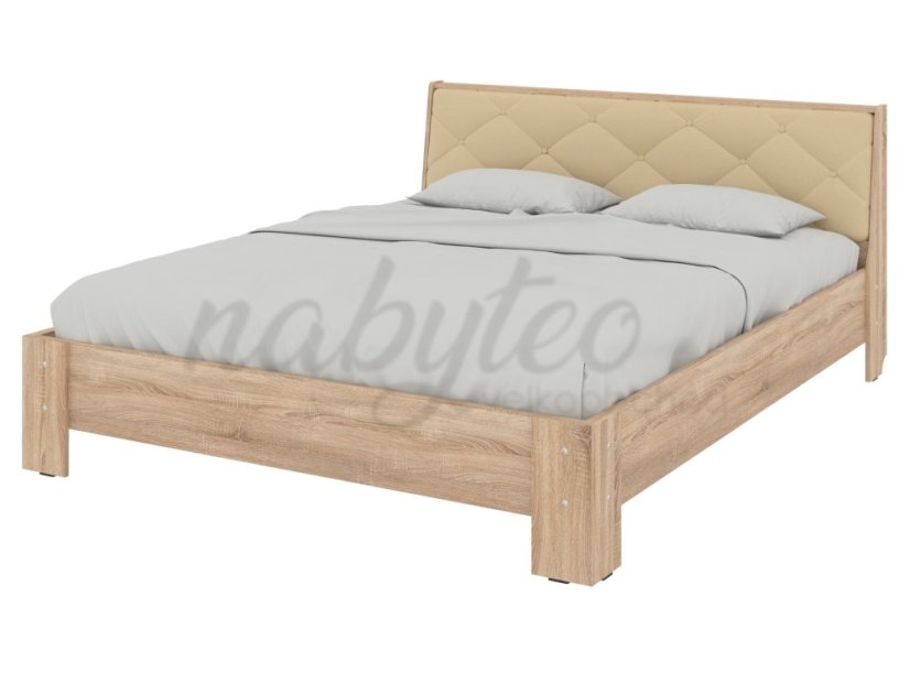 Ліжко 160 Моніка сонома+кава premium