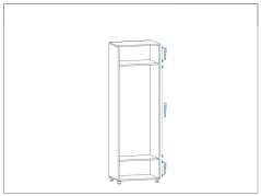 Šatní skříň do předsíně GRACIA