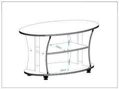 Konferenční stolek KAMELIA