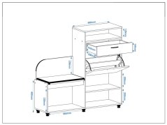 Botník B-05 se sedákem