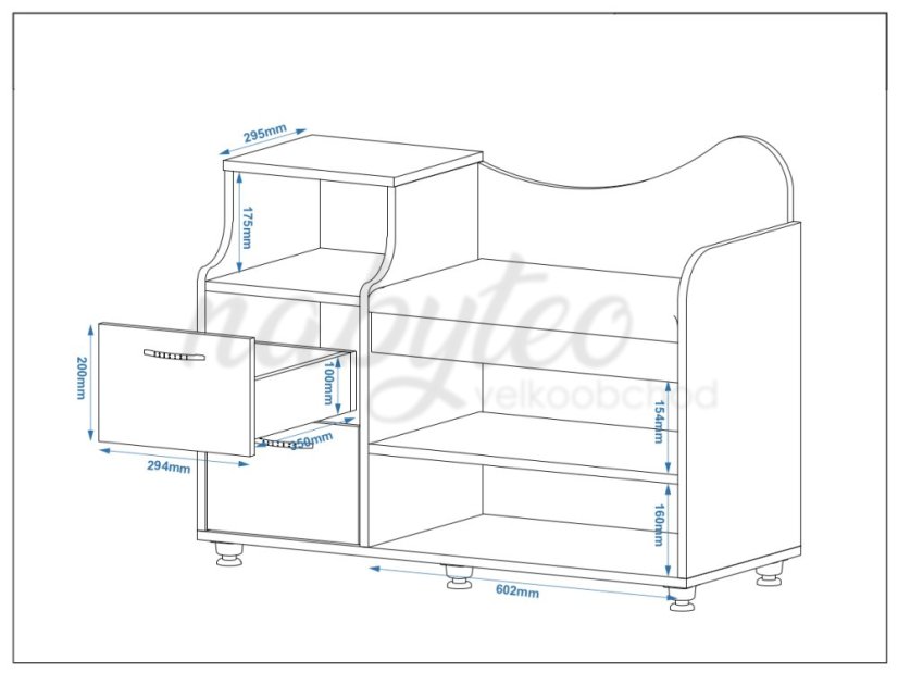 Botník B-02 se sedákem