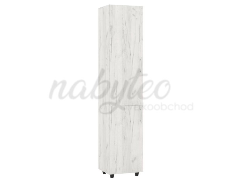 Regál P-02 policový s dvířky