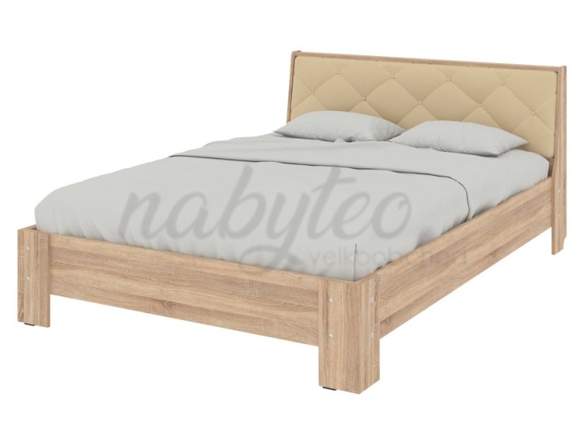 Ліжко 140 Моніка сонома+кава premium