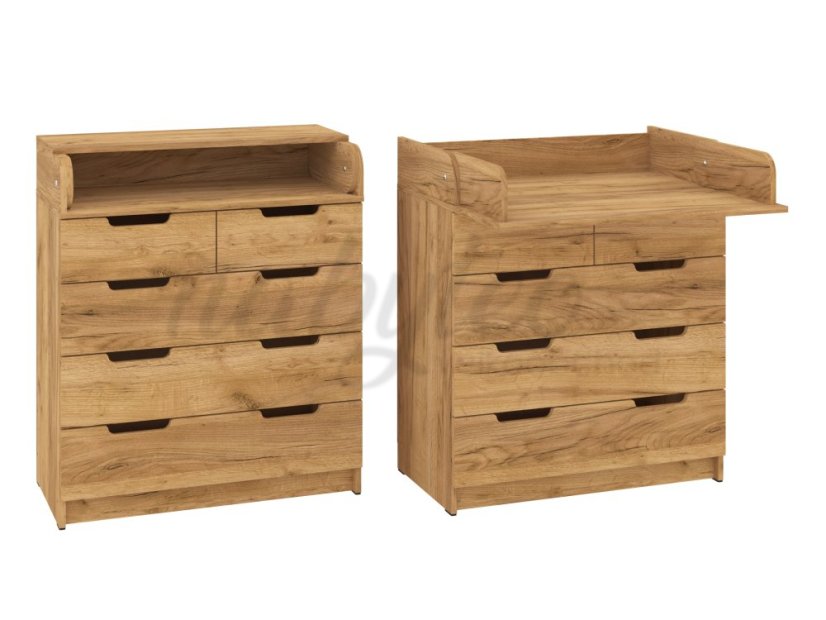 Přebalovací komoda K-3+3