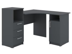 Rohový psací stůl INDIGO