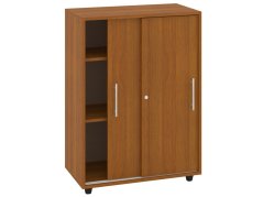 Regál TO-03 policový s posuvnými dvířky