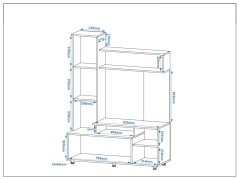 Obývací stěna ALJASKA