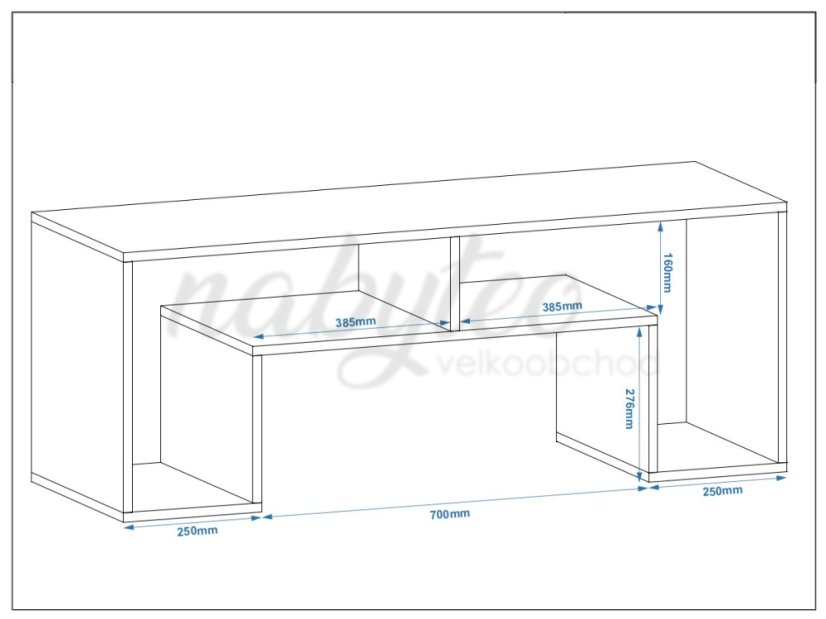 Televizní stolek OSLO