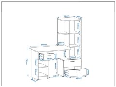Psací stůl FAVORIT