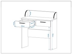 Toaletní stolek "MONIKA"