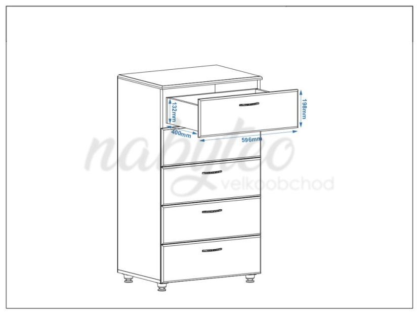 Komoda K-600 MDF