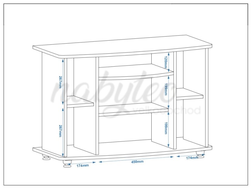 Televizní stolek ELDORADO