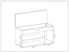 Botník B-08 se sedákem