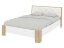 Ліжко 140 Моніка сонома+білий+білий premium
