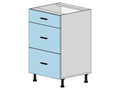 Spodní skříňka E-50-3NA MDF