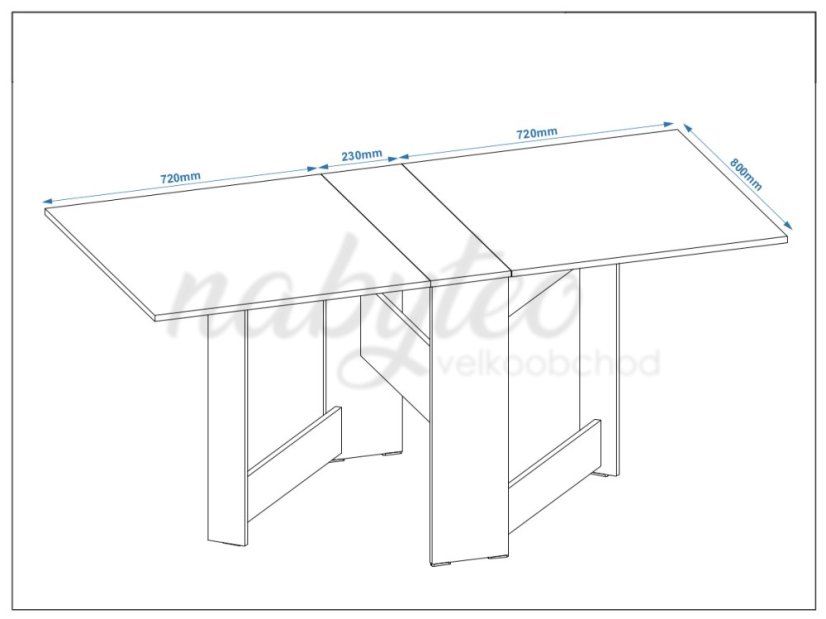 Skládací stůl KN-03