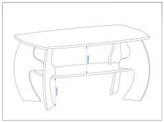 Konferenční stolek MALVA