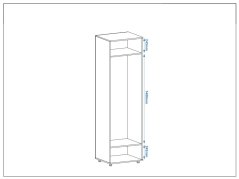 Šatní skříň do předsíně UYUT MDF
