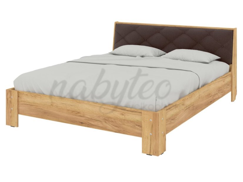 Ліжко 160 Моніка тахо+коричневий premium