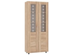 Regál SD-06 policový s dvířky a vitrínou