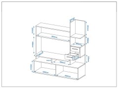 Obývací stěna ALIKANTE