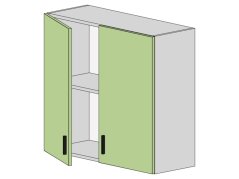 Horní skříňka E-80-V MDF