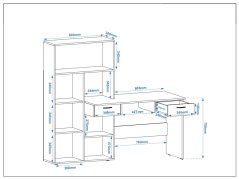 Psací stůl TORNADO