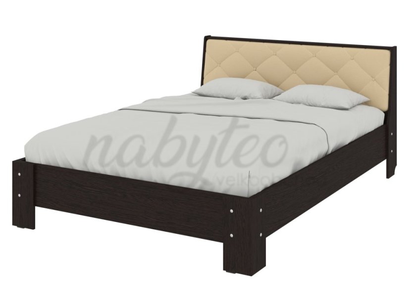 Ліжко 140 Моніка венге+кава premium