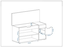 Botník B-07 se sedákem