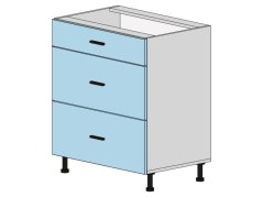 Spodní skříňka E-70-3NA MDF