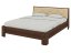 Ліжко 160 Моніка горіх+кава premium