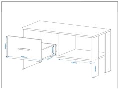 Televizní stolek PORTU