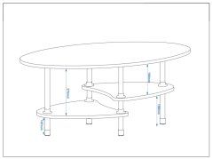 Konferenční stolek VEGA