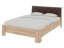 Ліжко 140 Моніка сонома+коричневий premium