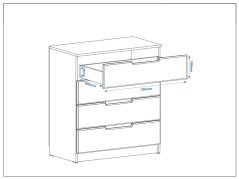 Komoda K-800 MDF