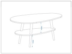 Konferenční stolek MERKURY