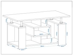 Konferenční stolek MAESTRO