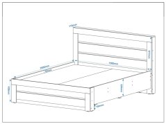 Postel, 160 x 200 cm "NEW SYSTEM"