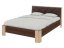 Ліжко 140 Моніка сонома+горіх+коричневий premium