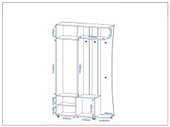 Předsíňová stěna EKSPRES