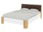 Ліжко 140 Моніка тахо+білий+коричневий premium
