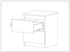Noční stolek II "NEW SYSTEM"