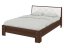 Ліжко 140 Моніка горіх+білий premium