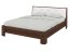 Ліжко 160 Моніка горіх+білий premium