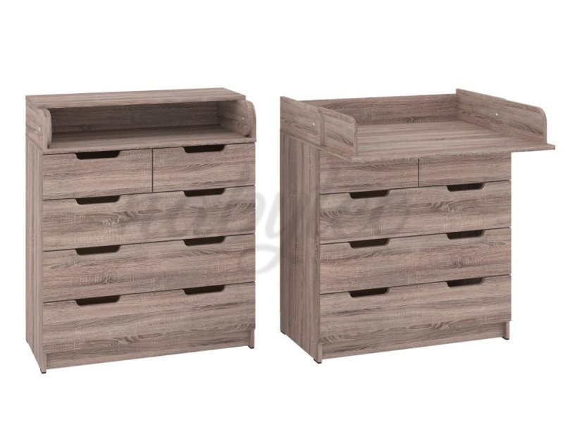 Přebalovací komoda K-3+3