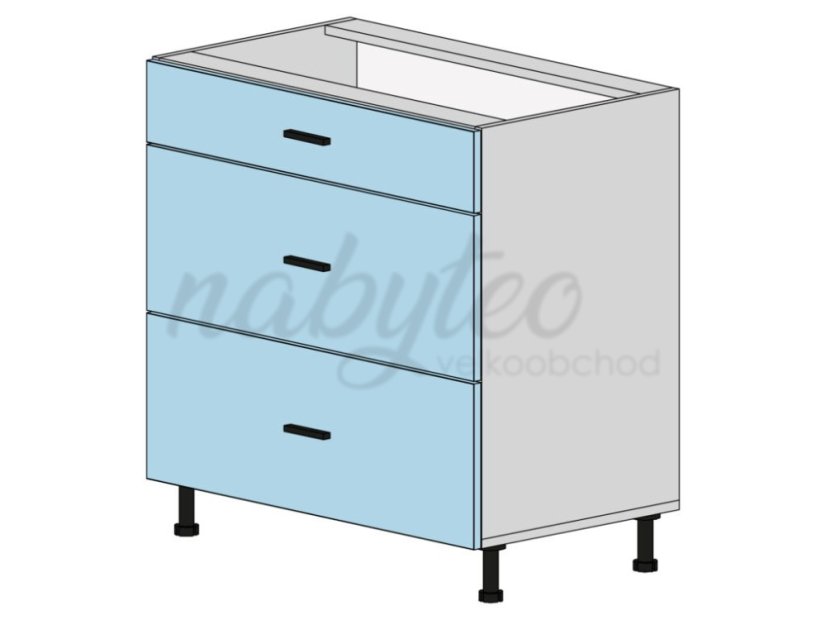 Spodní skříňka E-80-3NA MDF