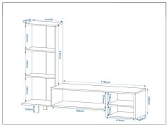 Televizní stolek DAKAR