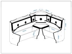 Rohová lavice PREZIDENT